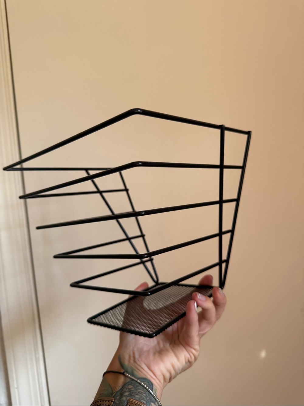 Black Metal Wall File Organizer - Brand - Picture 4 of 12